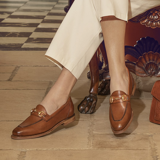 brown flat shoes