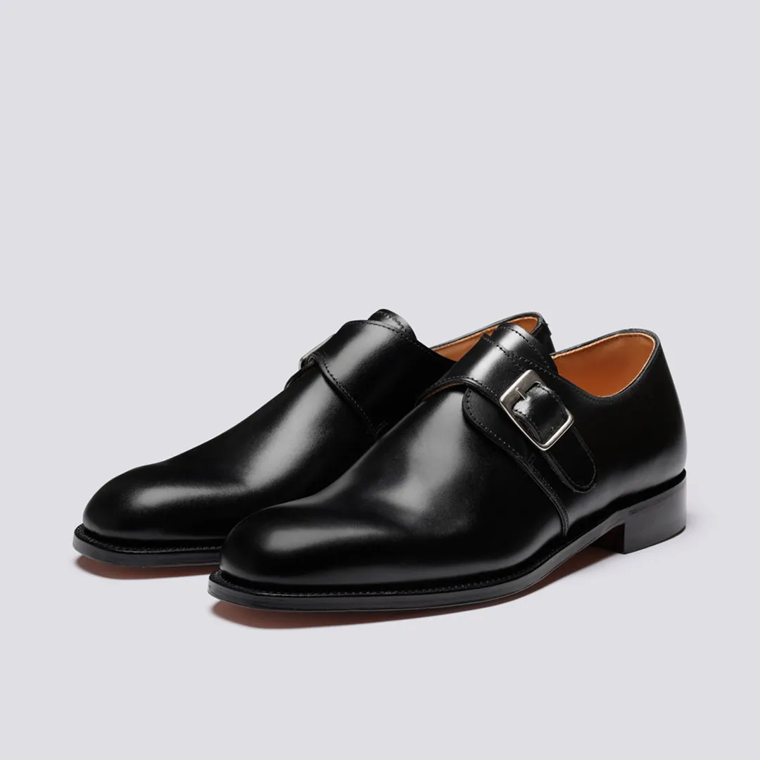 single monk strap shoes