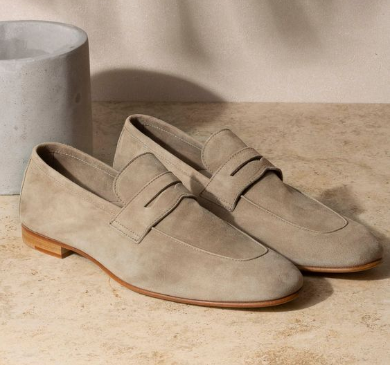 suede loafer