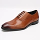 genuine leather dress shoes