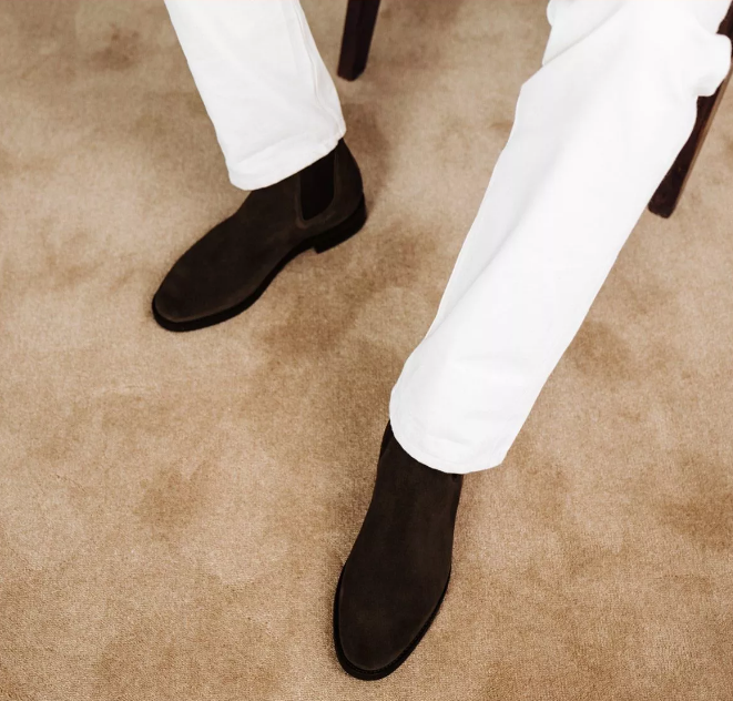 suede leather boot
