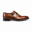 brown double monk strap shoes manufacturers