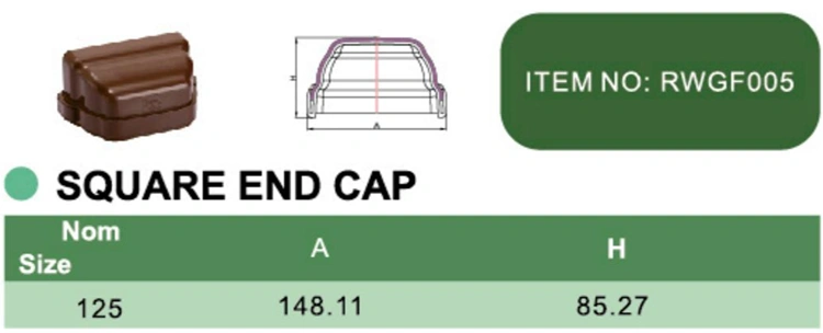 PVC SQUARE END CAP
