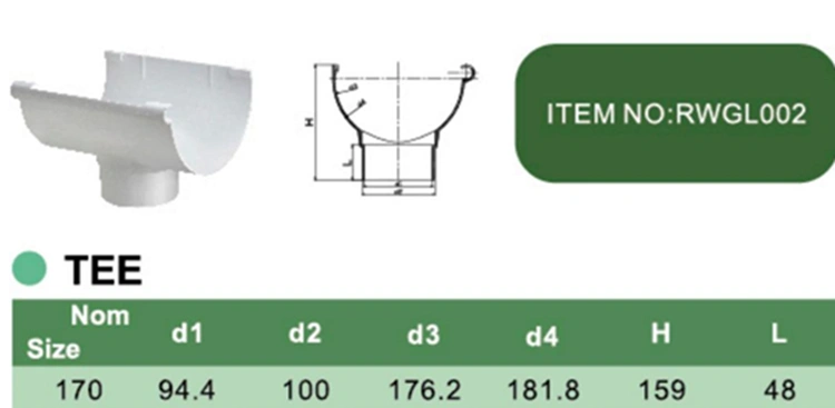 PVC GUTTER TEE