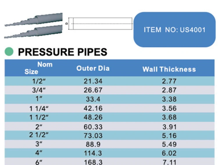 SCH40 pipe light type