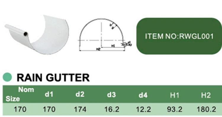 PVC RAIN GUTTER