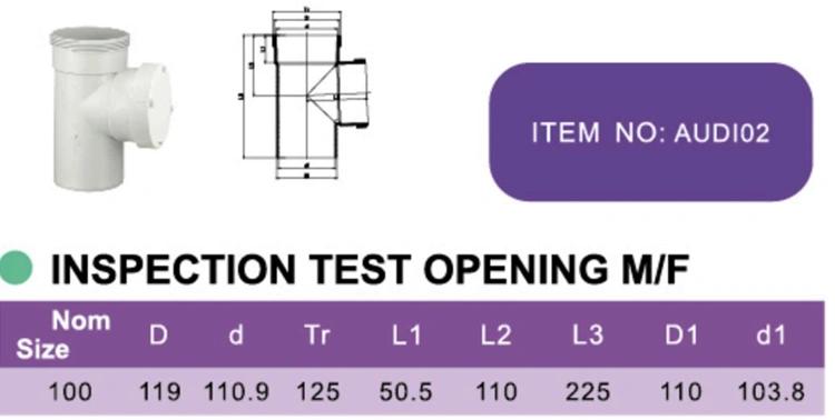 INSPECTION TEST OPENING M/F