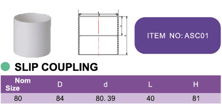 SLIP COUPLING