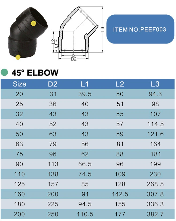 45° Elbow
