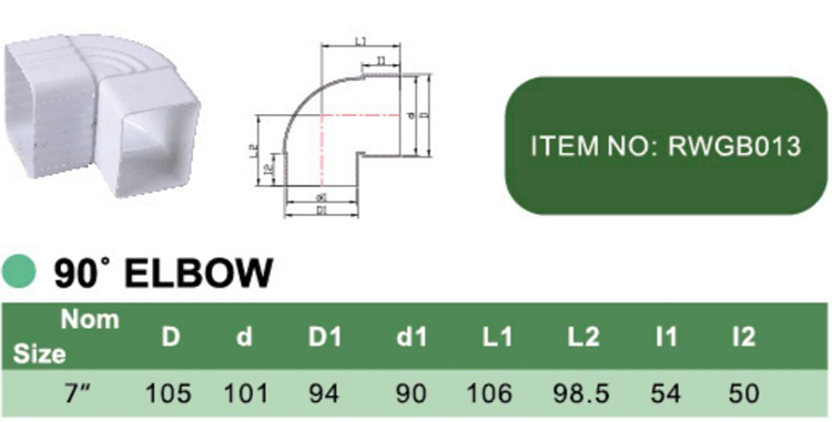 PVC 90° ELBOW