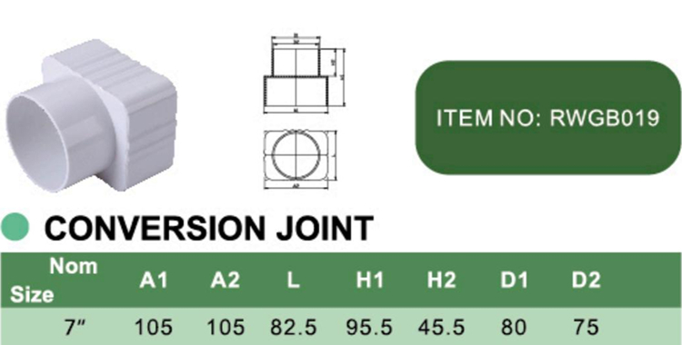 PVC CONVERSION JOINT