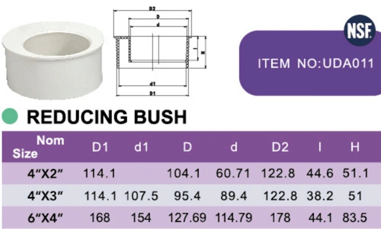 PVC REDUCING BUSH