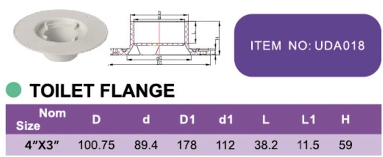 PVC TOILET FLANGE