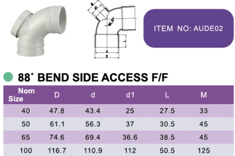 88° BEND SIDE ACCESS F/F