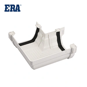PVC BS EN607/EN12200/EN1462 STANDARD GUTTER SQUARE ELBOW