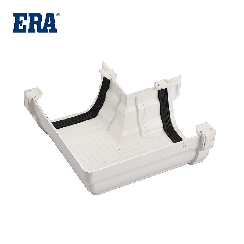 PVC BS EN607/EN12200/EN1462 STANDARD GUTTER SQUARE ELBOW