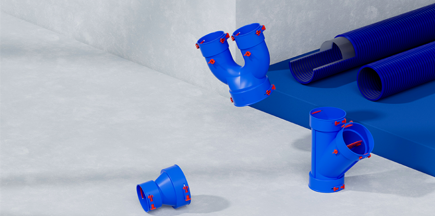 HDPE/PVC-U fresh air system