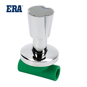 PPR II STOP VALVE WITH CROME HANDLE