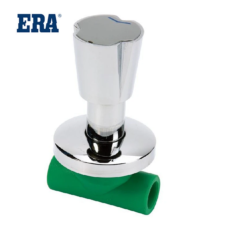PPR II STOP VALVE WITH CROME HANDLE