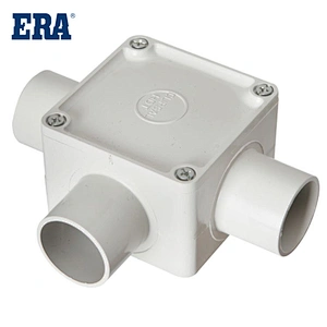 PVC-U SQUARE JUNCTION BOX WITH 4WAY
