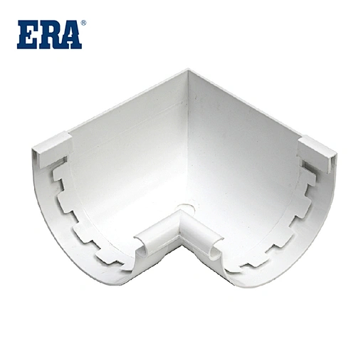 PVC GUTTERS ACCESSORY ANGLE CONNECTOR RIGHT