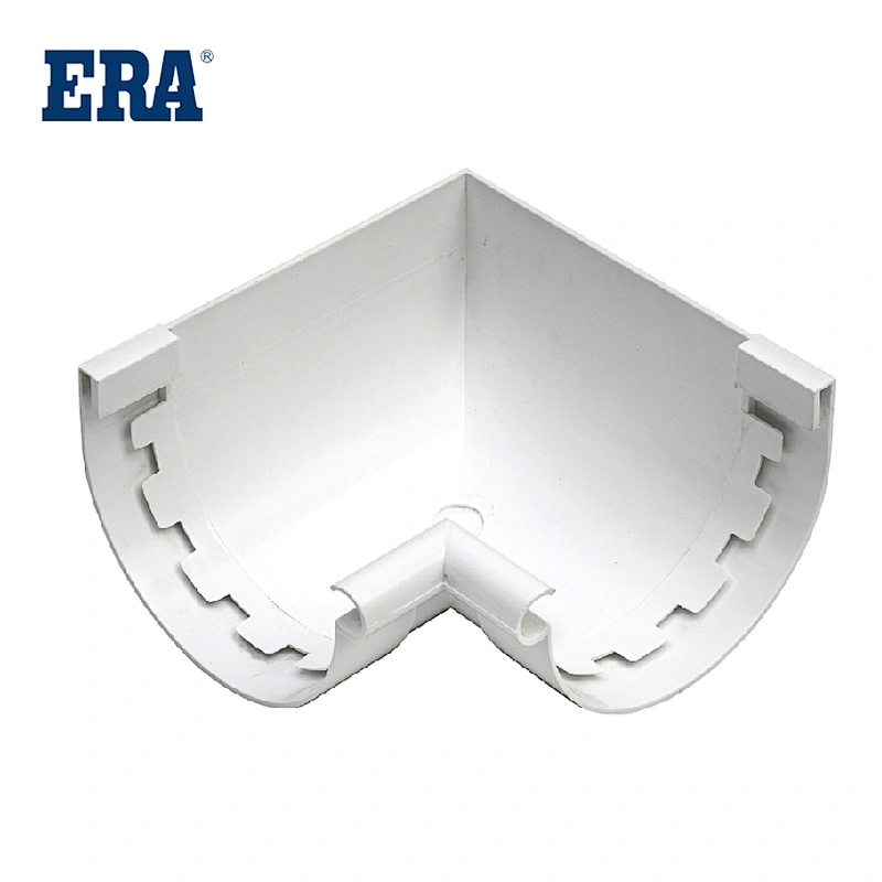 PVC GUTTERS ACCESSORY ANGLE CONNECTOR RIGHT