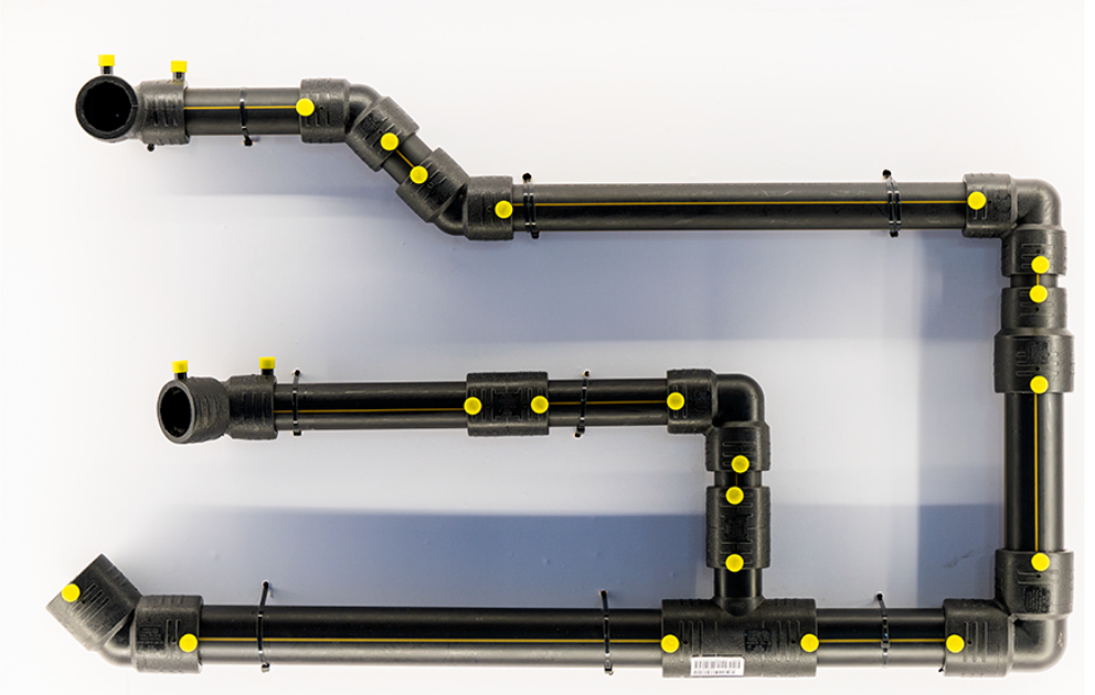 HDPE gas pipeline system