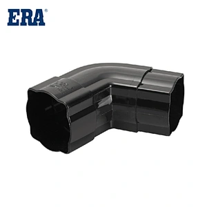 PVC BS EN607/EN12200/EN1462 STANDARD GUTTER SQUARE 45 ELBOW M/F