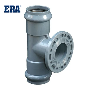 PVC FITTINGS TWO FAUCET ONE FLANGE REDUCING TEE