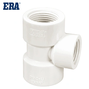 PVC FITTINGS FEMALE REDUCING TEE F/F/F
