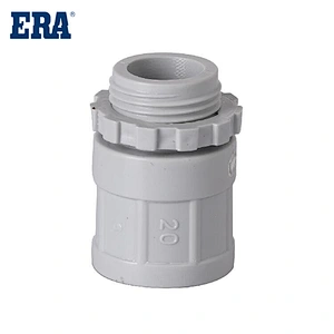PVC-U CONDUIT ADAPTOR WITH LOCKRING-PLAIN TO THREADED