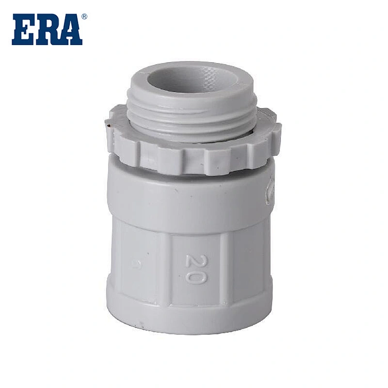 PVC-U CONDUIT ADAPTOR WITH LOCKRING-PLAIN TO THREADED