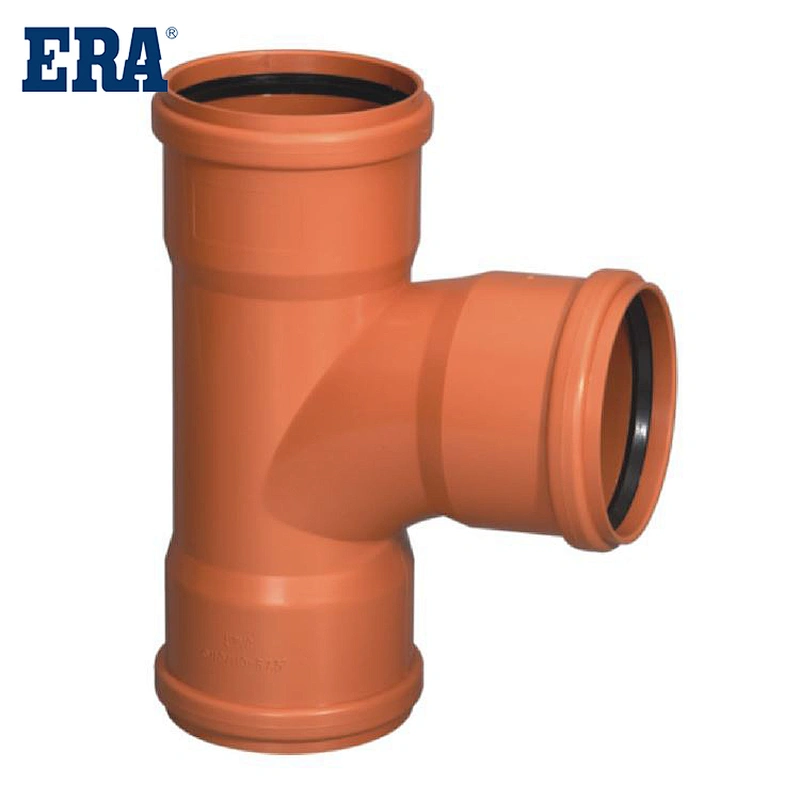 PVC TEE WITH 3 SOCKET RUBBER