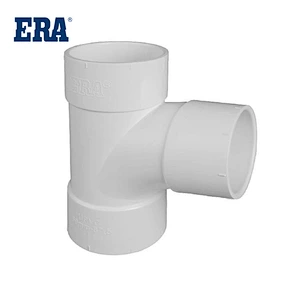 PVC DRAINAGE PIPES FITTINGS STRAIGHT TEE STANDARD BS1329 BS1401