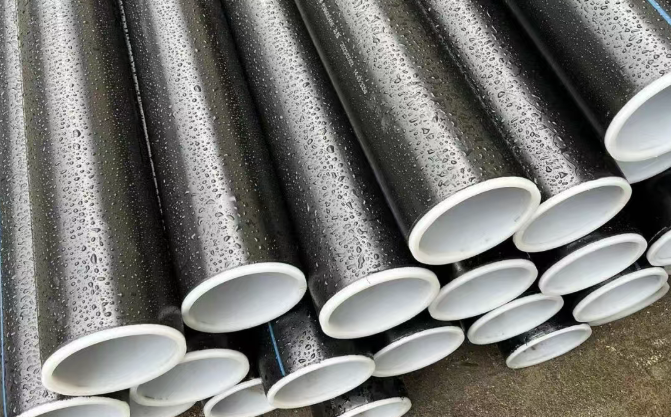 PE steel wire mesh skeleton composite pipe