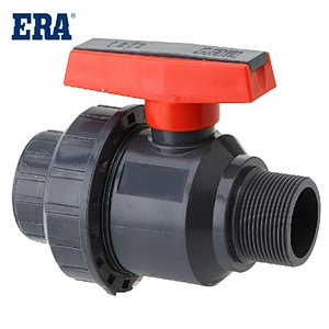 Factory price logo custom 1inch 3inch PVC male single union ball valve