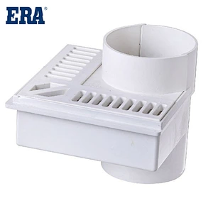 PVC SQUARE ANGLE FLOOR DRAIN
