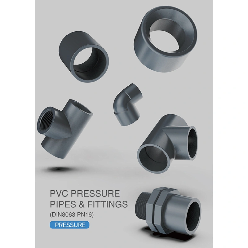 PVC/UPVC DIN8063 PN16 Pipe Female Threaded Adaptor With DVGW Certificate