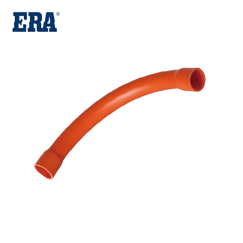 PVC-U (HD) SWEEP BEND 90° ORANGE