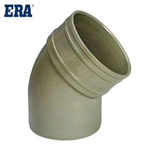 PVC PIPE SYSTEM DRAINAGE FITTINGS 45DEGREE ELBOW M/F DIN/BS STANDARD BS1329 BS1401