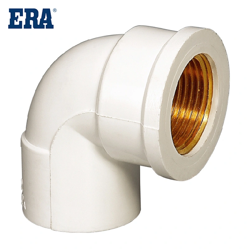 ERA PVC PN10 Pipe Fitting 90° Copper Thread Elbow with DVGW Certificate