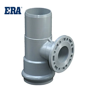 PVC FITTINGS ONE FAUCET ONE FLANGE ONE INSERT REDUCING TEE