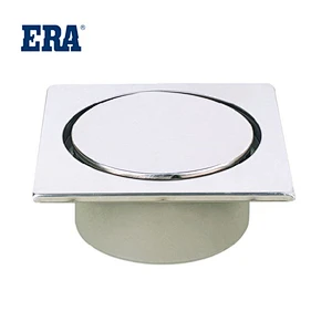 PVC FLOOR DRAIN COVER WITH STAINLESS COVER BS