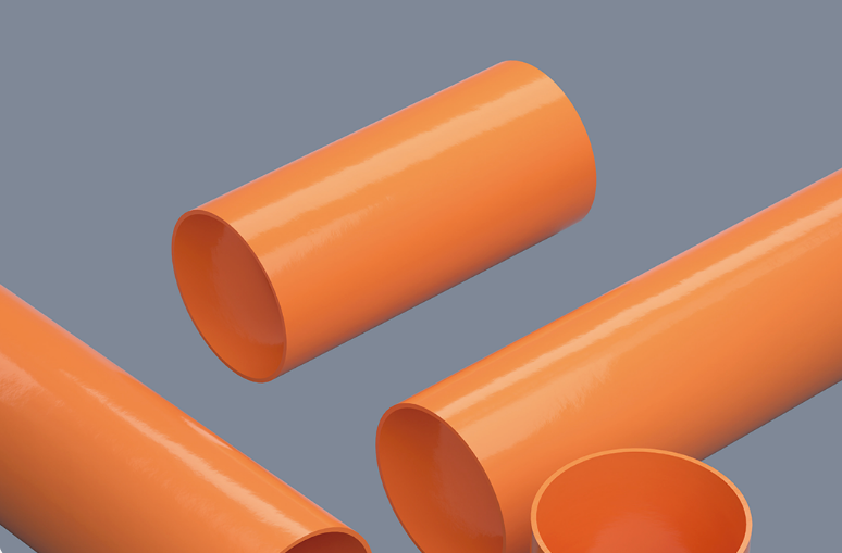 PE solid wall communication pipe
