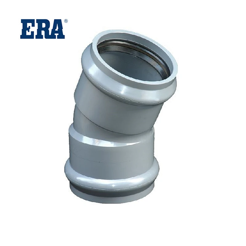 PVC FITTINGS TWO FAUCET 22.5°ELBOW