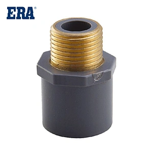 PVC Pipe Fitting SCH80 Male Adaptor with Brass