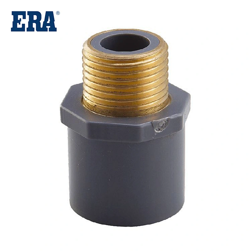 PVC Pipe Fitting SCH80 Male Adaptor with Brass