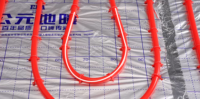  Installation of underfloor heating coils