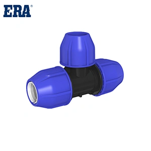 PP compression fitting PN16 Reducing Tee