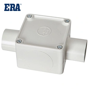 PVC-U SQUARE JUNCTION BOX WITH 2WAY